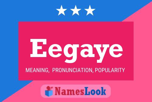 Eegaye 名字海报