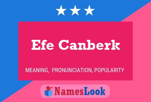 Efe Canberk 名字海报