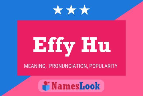 Effy Hu 名字海报