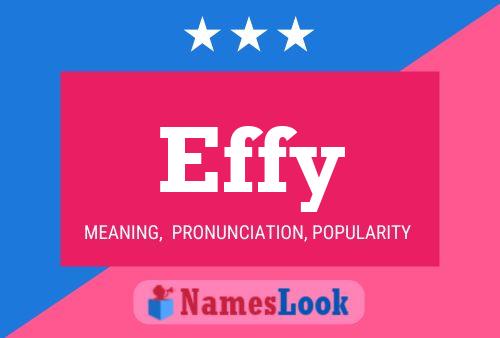 Effy 名字海报