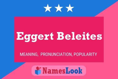 Eggert Beleites 名字海报