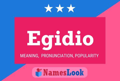 Egidio 名字海报