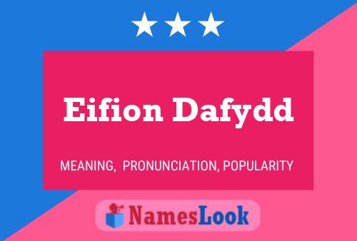 Eifion Dafydd 名字海报