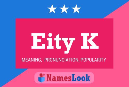 Eity K 名字海报