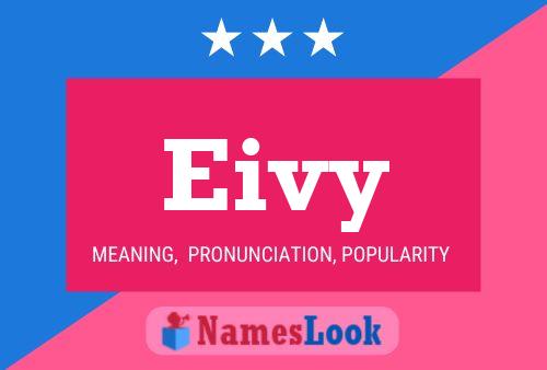 Eivy 名字海报