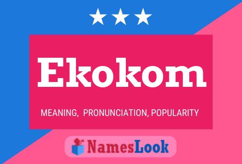 Ekokom 名字海报