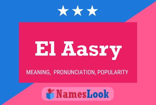 El Aasry 名字海报