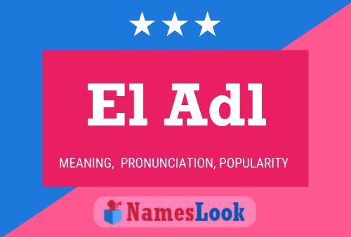 El Adl 名字海报