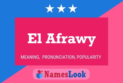 El Afrawy 名字海报