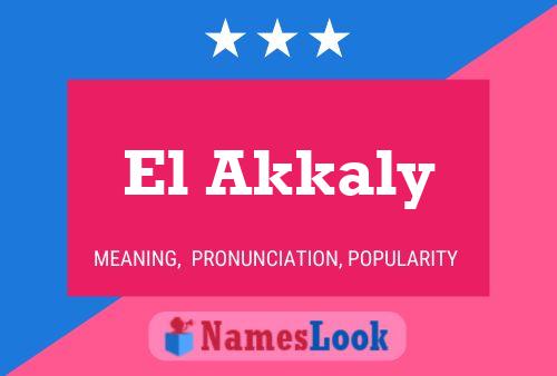 El Akkaly 名字海报