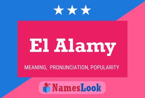 El Alamy 名字海报