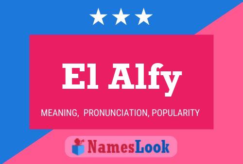 El Alfy 名字海报