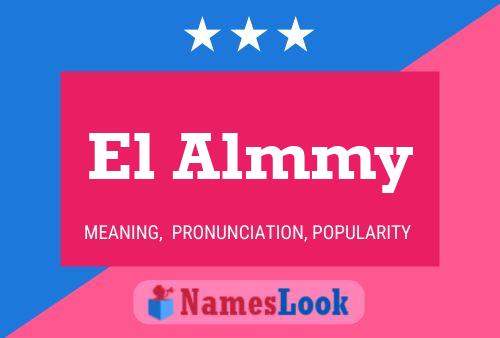 El Almmy 名字海报