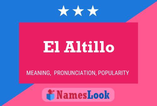 El Altillo 名字海报