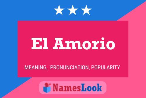 El Amorio 名字海报