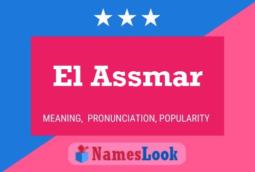 El Assmar 名字海报