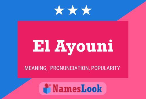 El Ayouni 名字海报