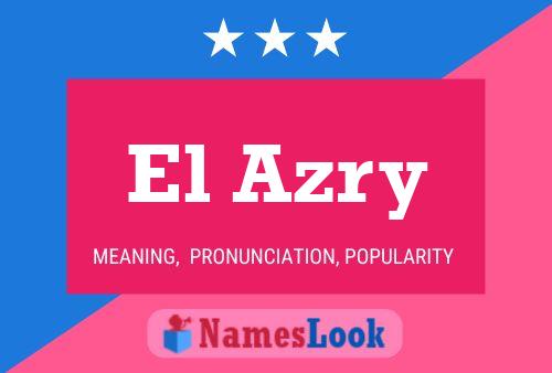 El Azry 名字海报