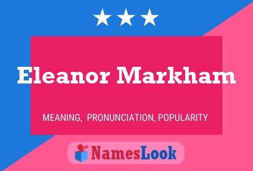 Eleanor Markham 名字海报