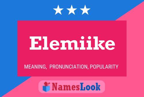 Elemiike 名字海报