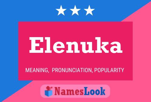 Elenuka 名字海报