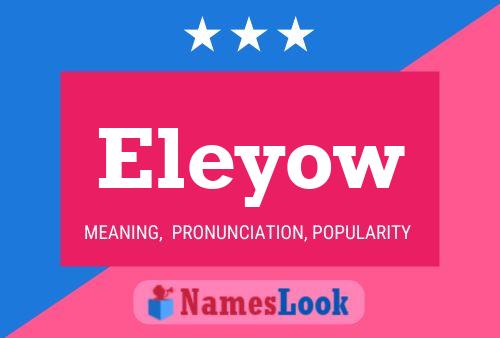 Eleyow 名字海报