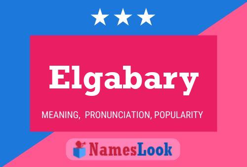 Elgabary 名字海报