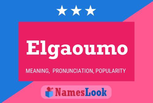 Elgaoumo 名字海报