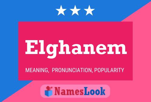 Elghanem 名字海报