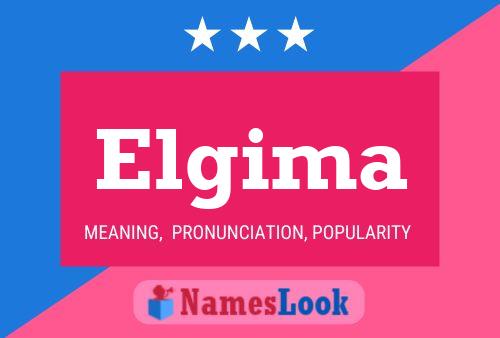 Elgima 名字海报