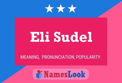 Eli Sudel 名字海报