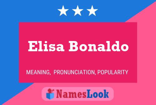 Elisa Bonaldo 名字海报