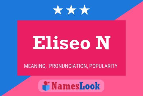 Eliseo N 名字海报