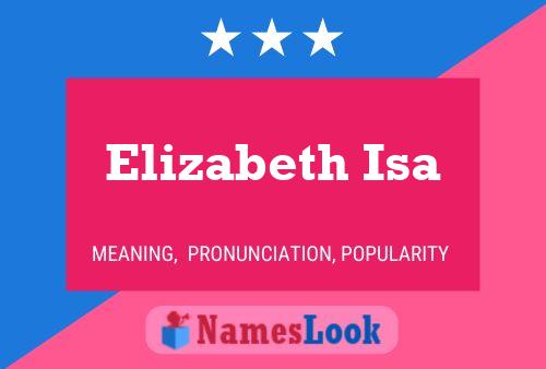 Elizabeth Isa 名字海报