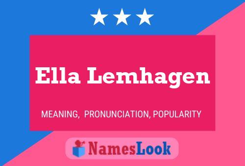 Ella Lemhagen 名字海报