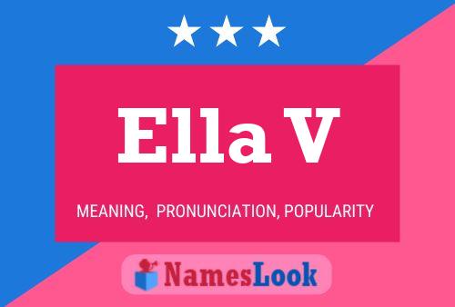 Ella V 名字海报