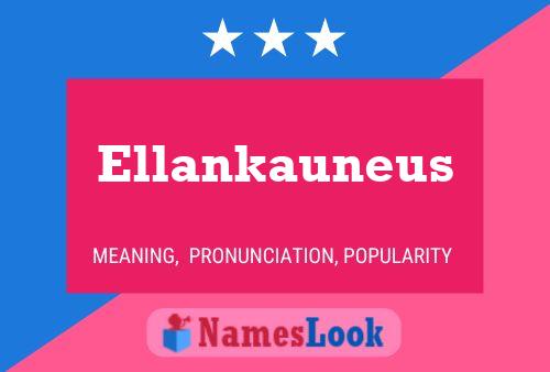 Ellankauneus 名字海报