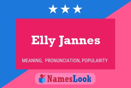 Elly Jannes 名字海报