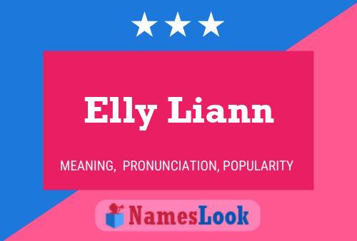 Elly Liann 名字海报