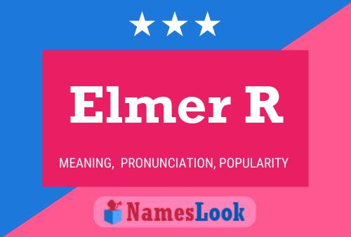 Elmer R 名字海报