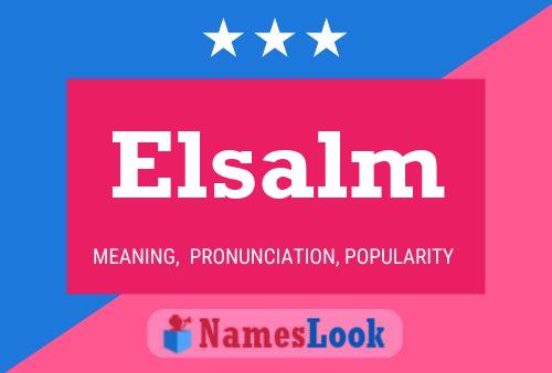 Elsalm 名字海报