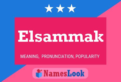 Elsammak 名字海报