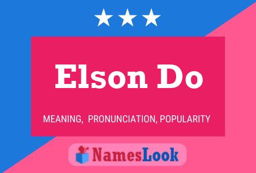 Elson Do 名字海报