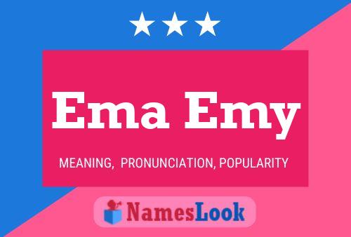 Ema Emy 名字海报