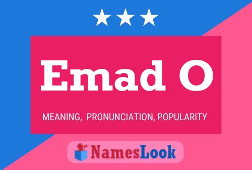 Emad O 名字海报