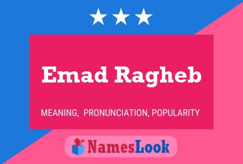 Emad Ragheb 名字海报