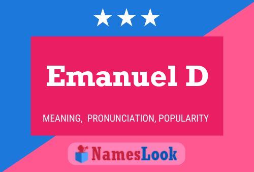 Emanuel D 名字海报