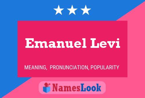 Emanuel Levi 名字海报