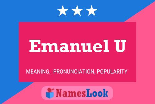 Emanuel U 名字海报