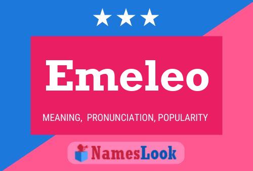 Emeleo 名字海报